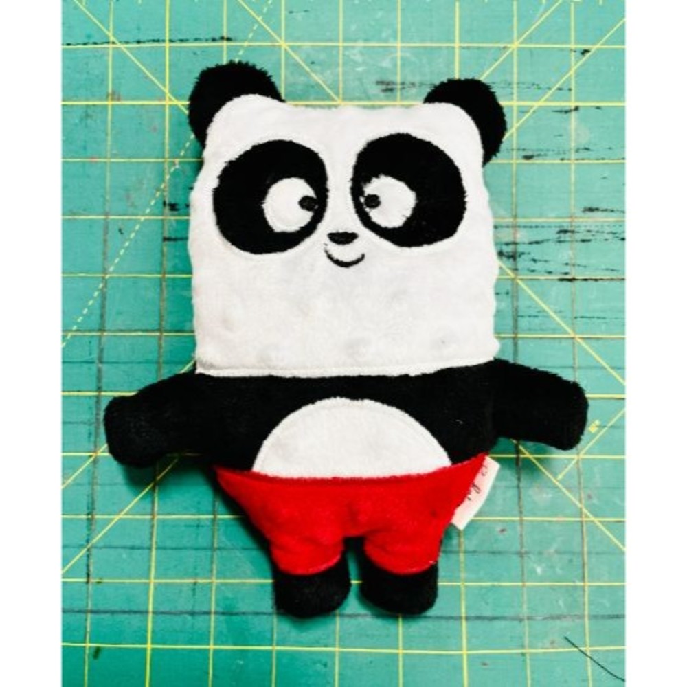 Lingokids Bear Panda Elliot Plush Toy Handmade Safe for All Ages Personalizable
